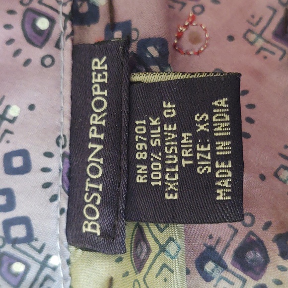 Boston Proper 💯 Silk Skirt - Picture 6 of 6